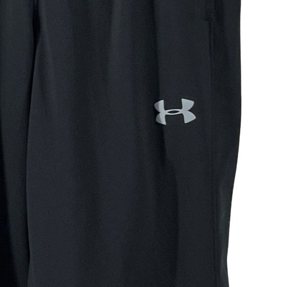 Under Armour Kids Boys Loose Fit Black Gray Athletic Pants Youth Large - Picture 6 of 6
